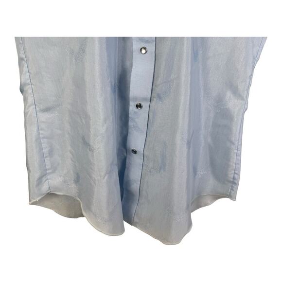 H Bar C Pearl Snap Rodeo Cowboy Eagle El Dorado Ranchwear Western Shirt 15.5 - Picture 3 of 14